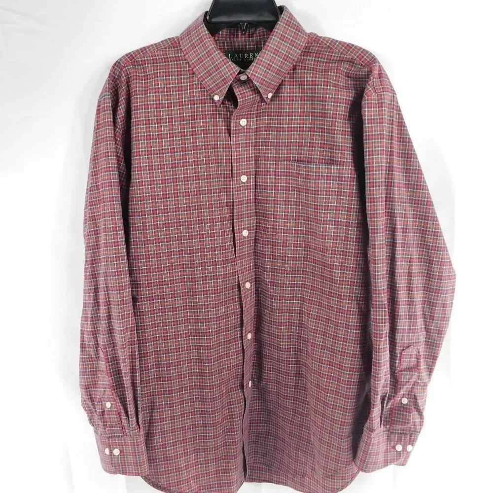 Lauren Ralph Lauren Gingham Style Long Sleeve - Picture 1 of 3